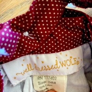 Well Dressed Wolf toddler girl two piece set 24m